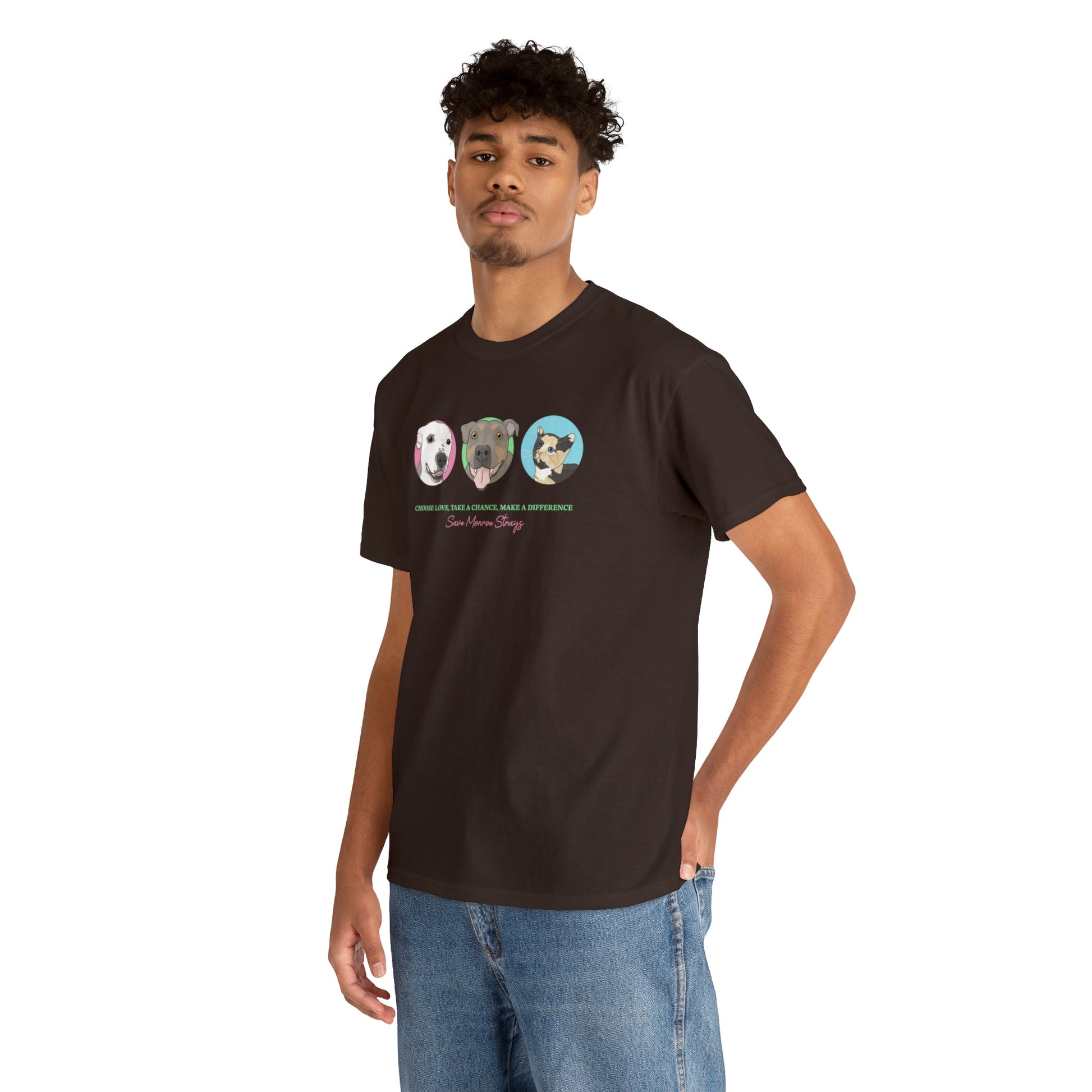 Bon Bon, CC, and Sky | FUNDRAISER for Save Monroe Strays | T-shirt - Detezi Designs-30884320275235182316