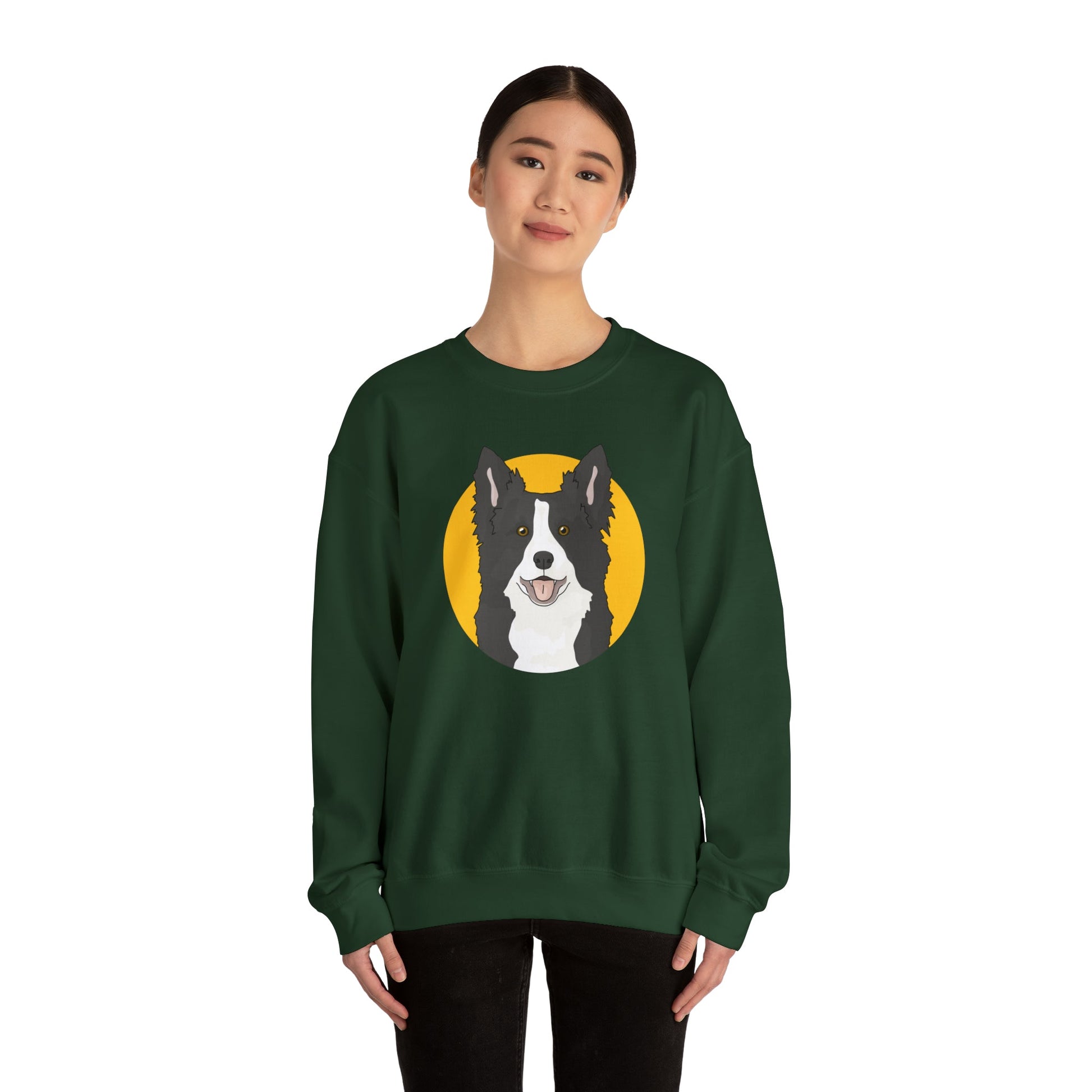 Border Collie | Crewneck Sweatshirt - Detezi Designs-31599808464796635950