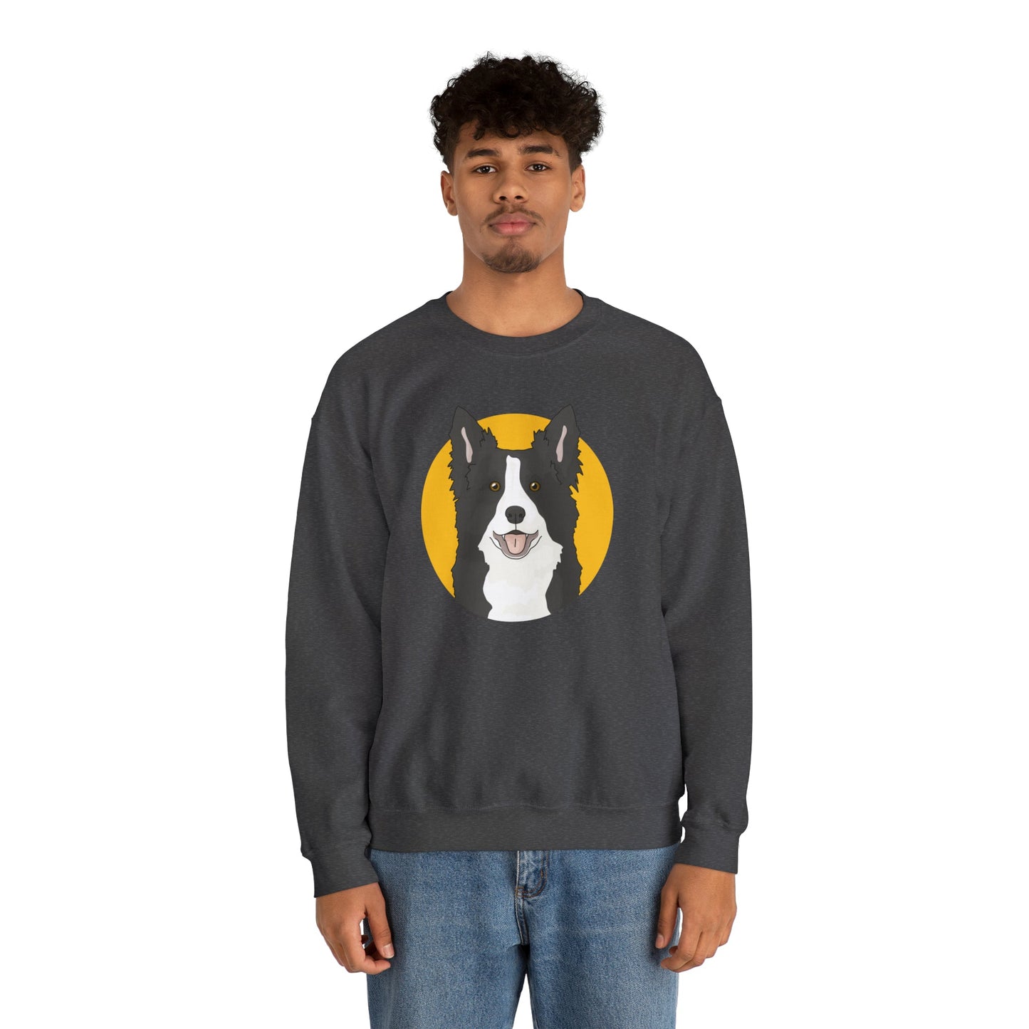 Border Collie | Crewneck Sweatshirt - Detezi Designs-31599808464796635950