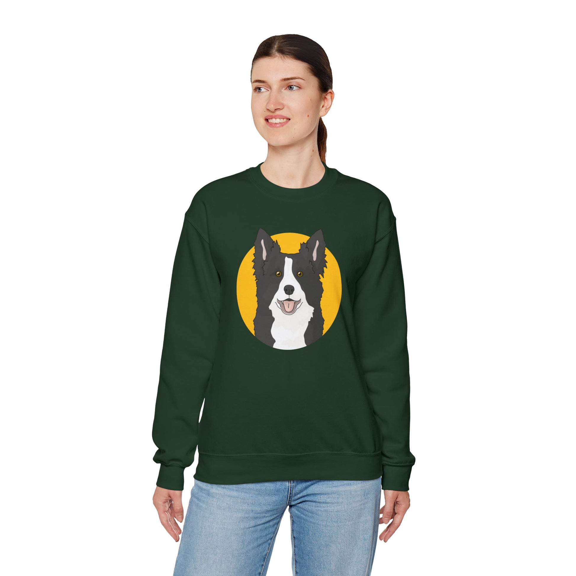 Border Collie | Crewneck Sweatshirt - Detezi Designs-31599808464796635950