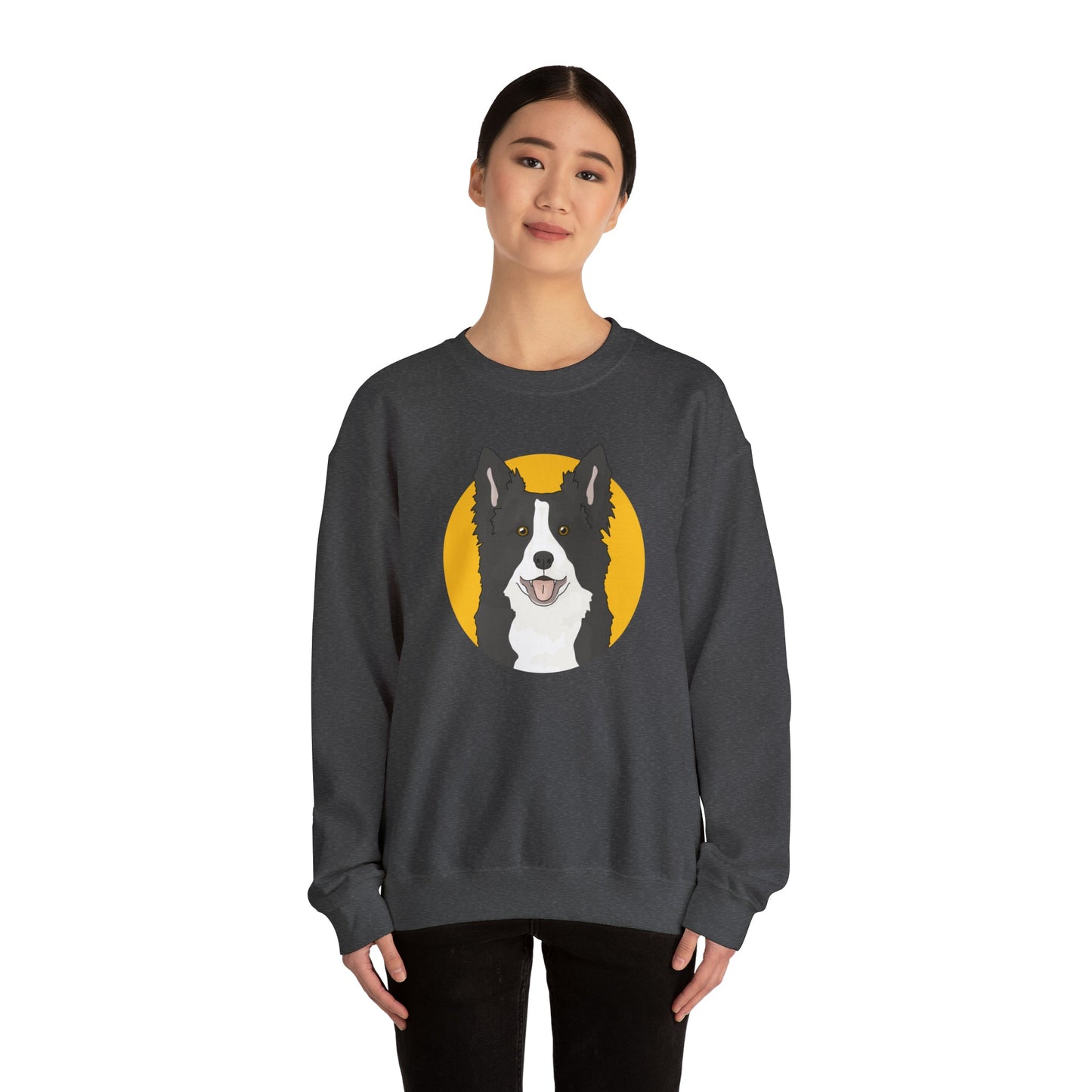 Border Collie | Crewneck Sweatshirt - Detezi Designs-31599808464796635950