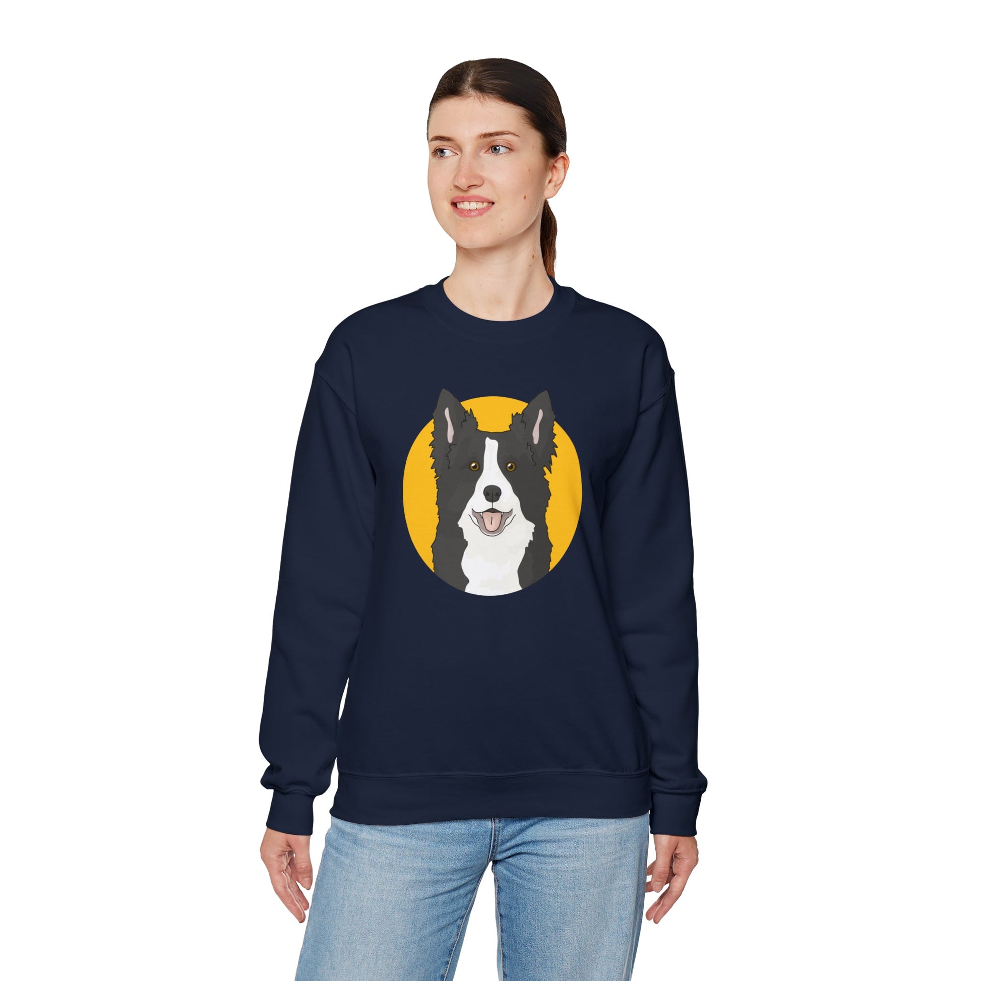 Border Collie | Crewneck Sweatshirt - Detezi Designs-31599808464796635950