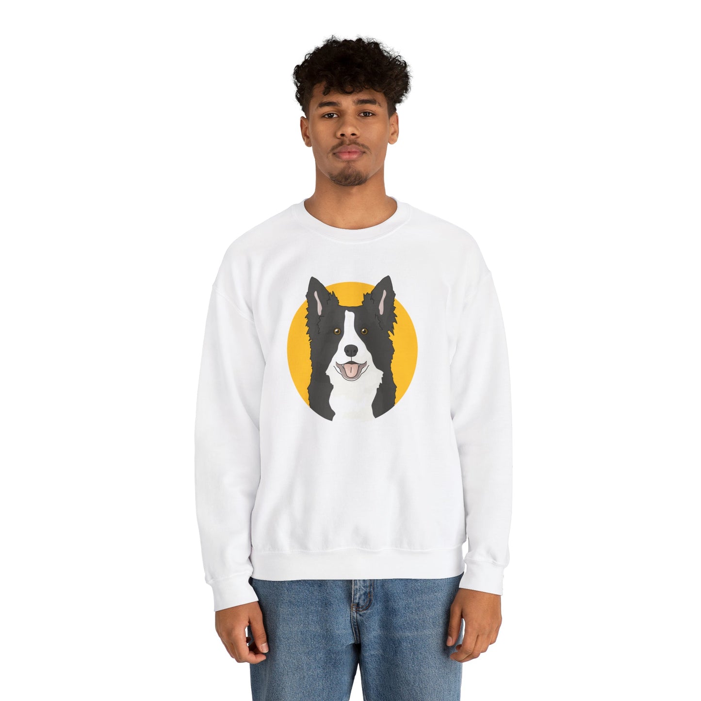 Border Collie | Crewneck Sweatshirt - Detezi Designs-31599808464796635950