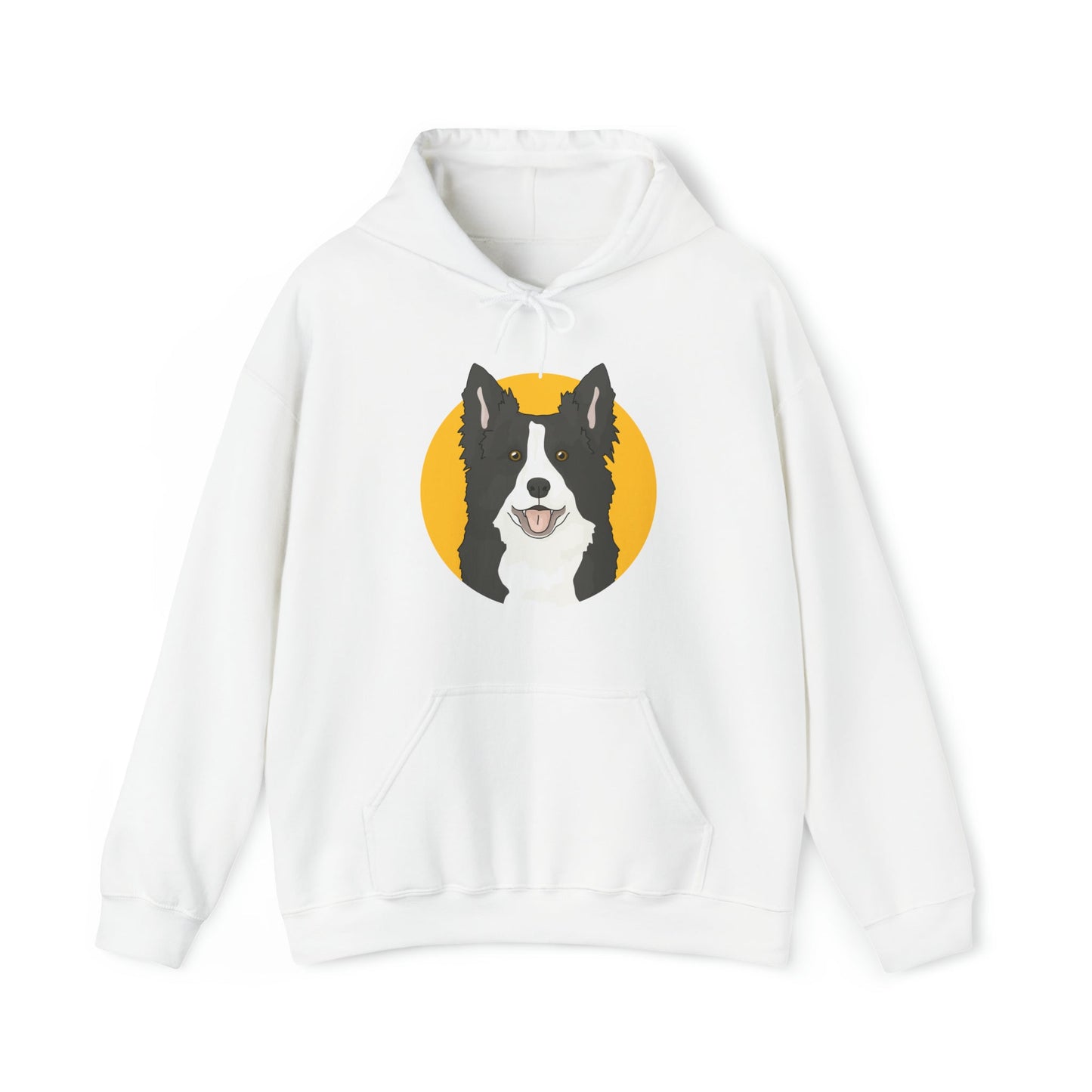 Border Collie | Hooded Sweatshirt - Detezi Designs-30087665495652377126