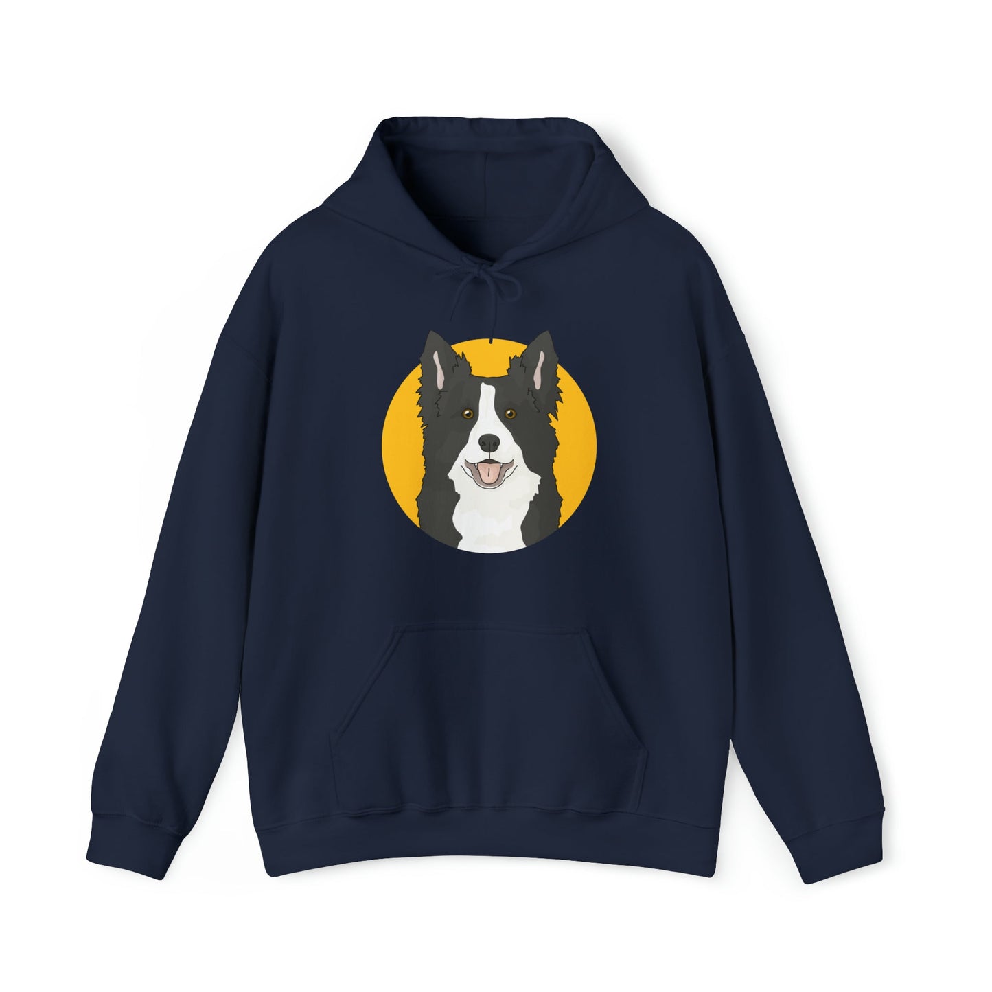 Border Collie | Hooded Sweatshirt - Detezi Designs-73234272739460287261