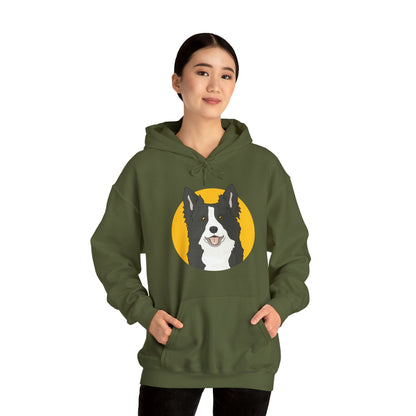 Border Collie | Hooded Sweatshirt - Detezi Designs-74842476572370756551