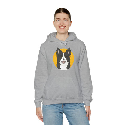 Border Collie | Hooded Sweatshirt - Detezi Designs-74842476572370756551