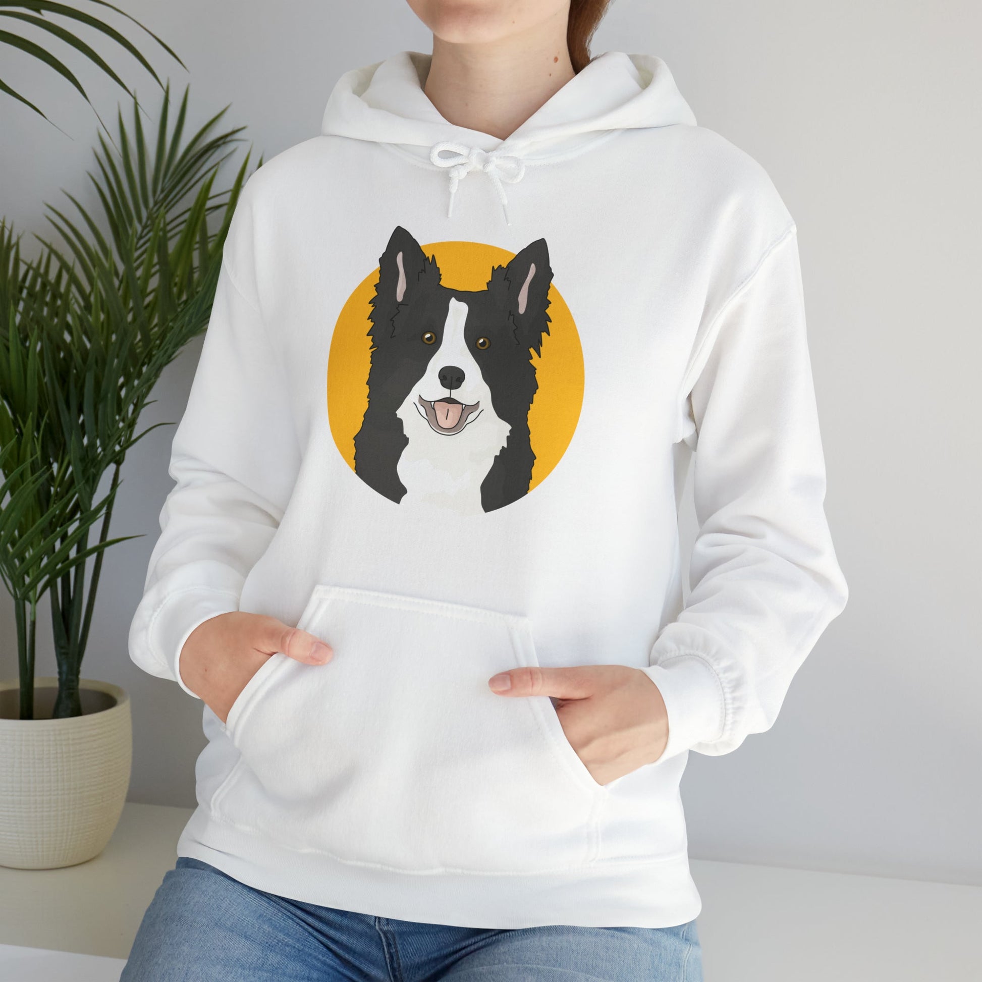 Border Collie | Hooded Sweatshirt - Detezi Designs-74842476572370756551