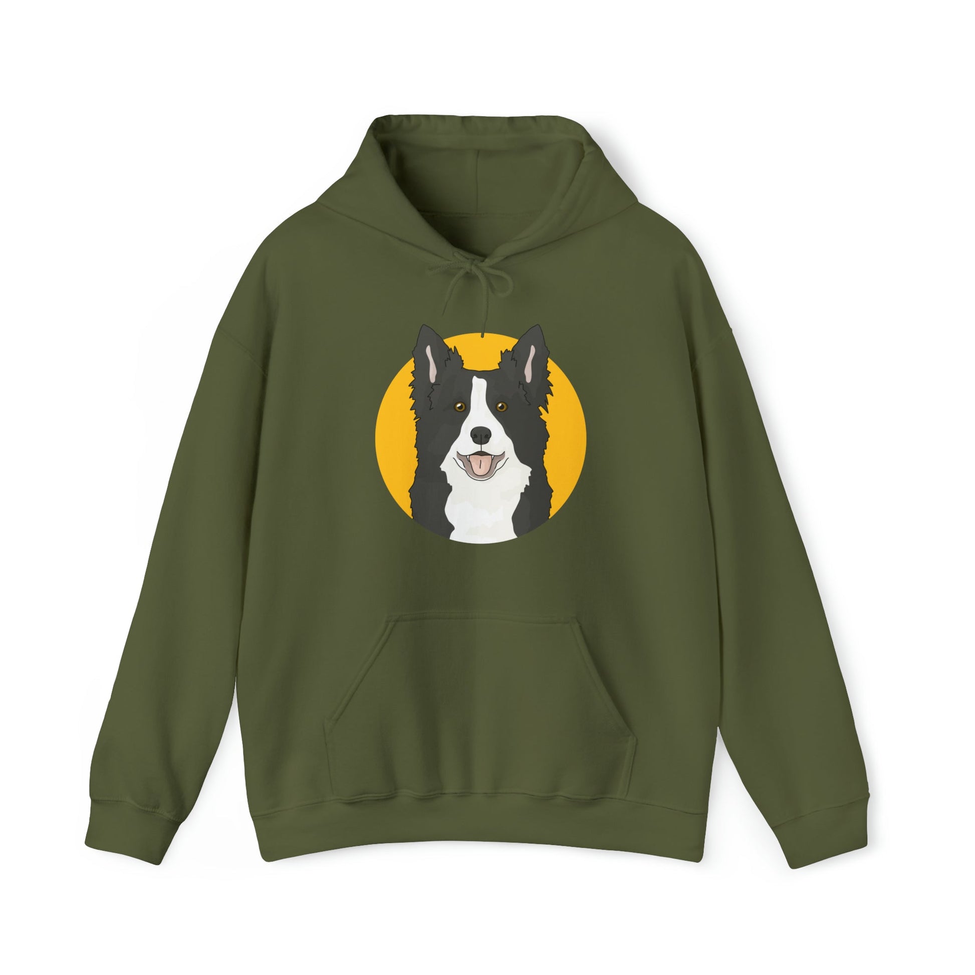 Border Collie | Hooded Sweatshirt - Detezi Designs-74842476572370756551