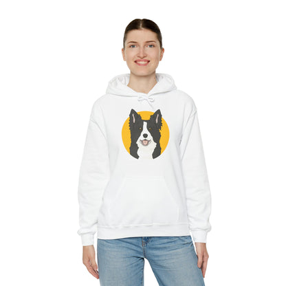 Border Collie | Hooded Sweatshirt - Detezi Designs-74842476572370756551