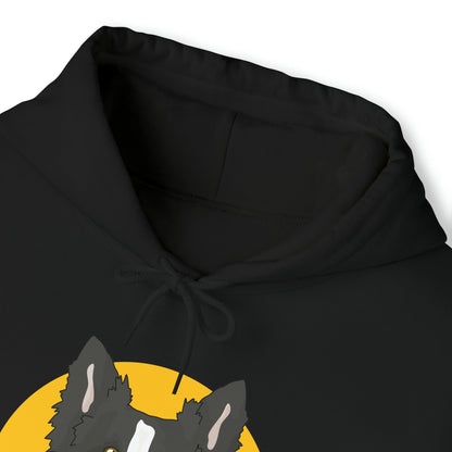 Border Collie | Hooded Sweatshirt - Detezi Designs-74842476572370756551