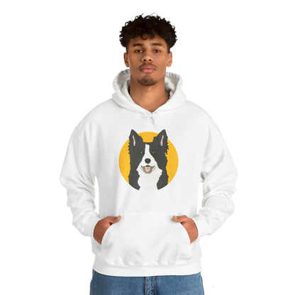 Border Collie | Hooded Sweatshirt - Detezi Designs-74842476572370756551