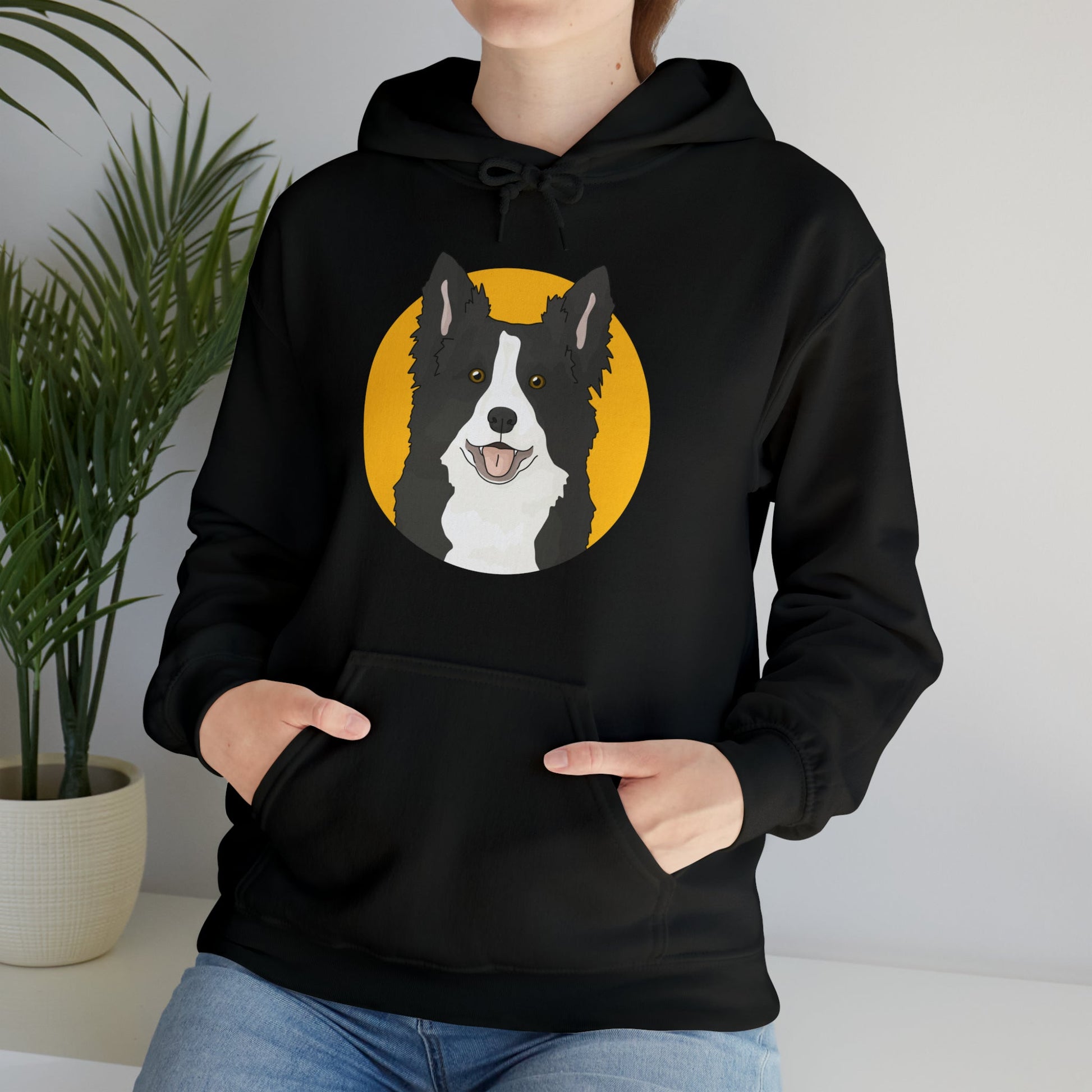 Border Collie | Hooded Sweatshirt - Detezi Designs-74842476572370756551