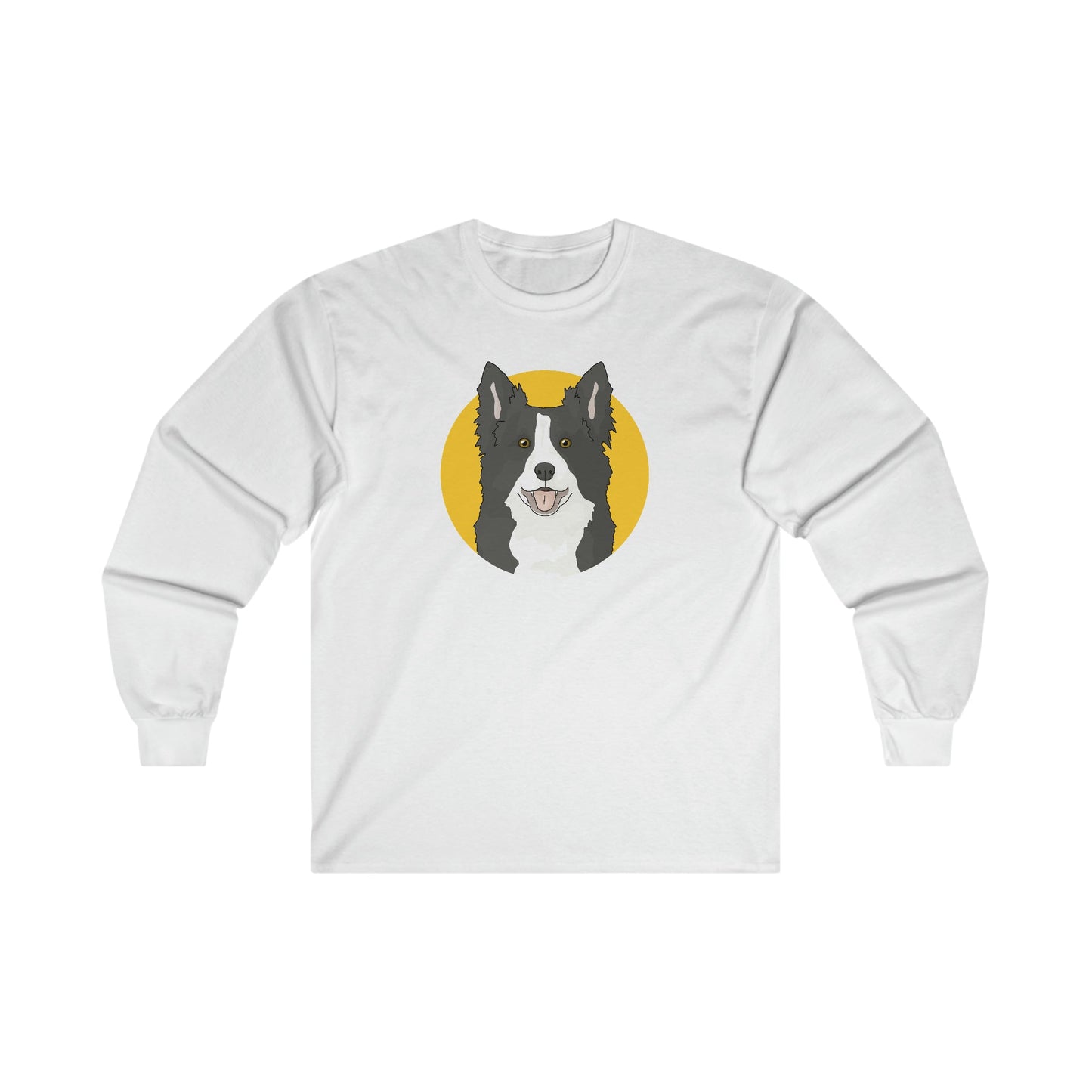 Border Collie | Long Sleeve Tee - Detezi Designs-11093822102763018333