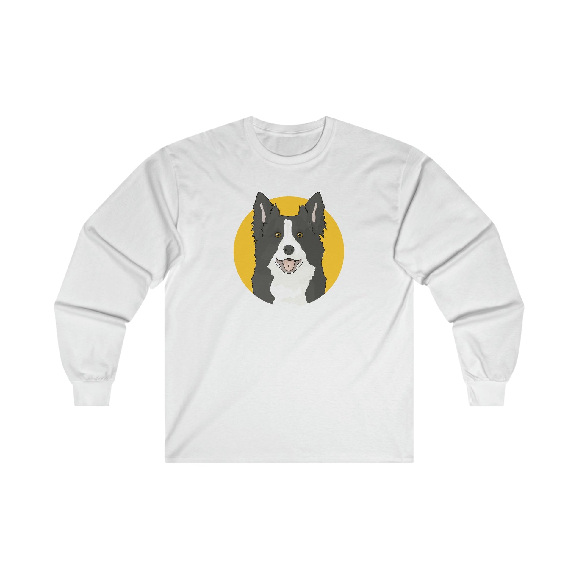 Border Collie | Long Sleeve Tee - Detezi Designs-11093822102763018333