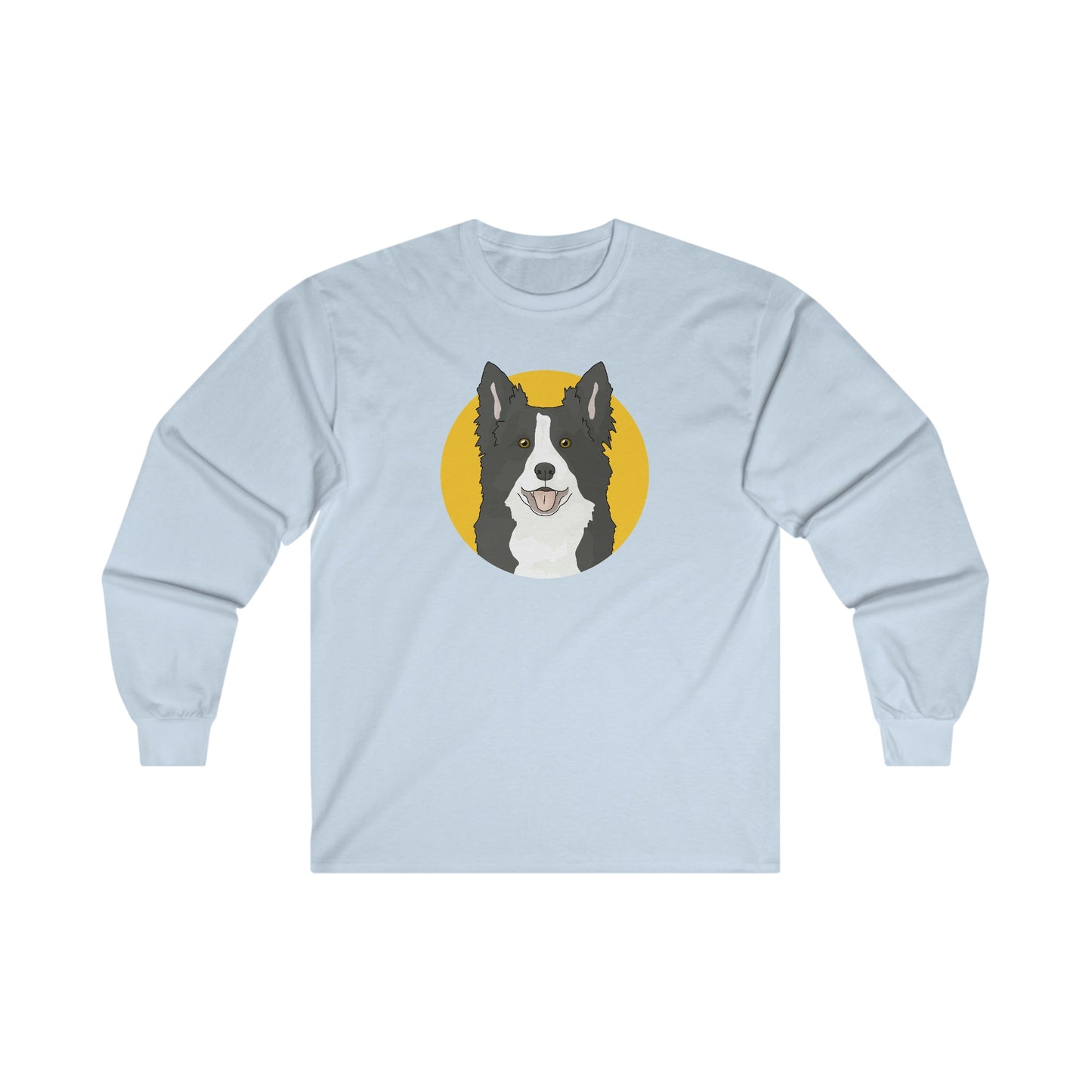 Border Collie | Long Sleeve Tee - Detezi Designs-24534837820551864290