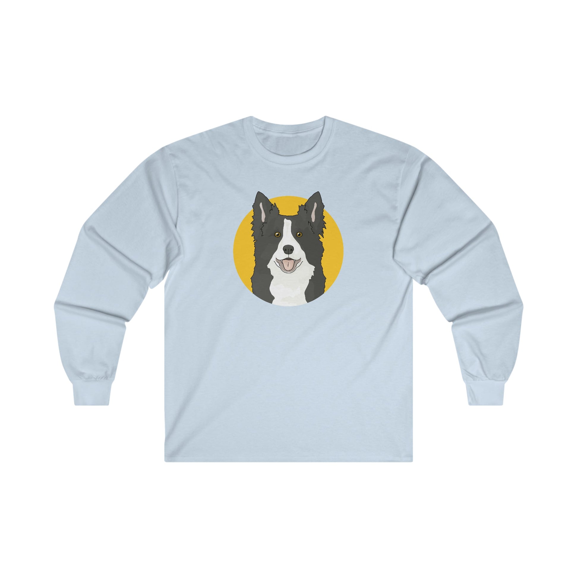 Border Collie | Long Sleeve Tee - Detezi Designs-24534837820551864290