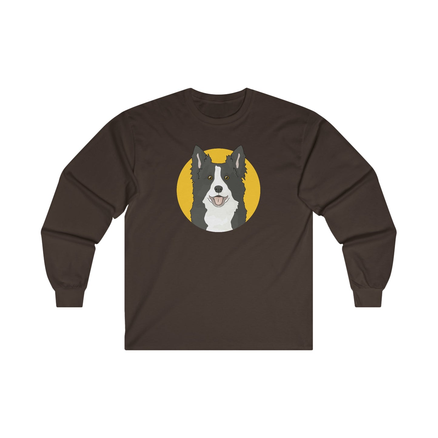 Border Collie | Long Sleeve Tee - Detezi Designs-32340921966856745326