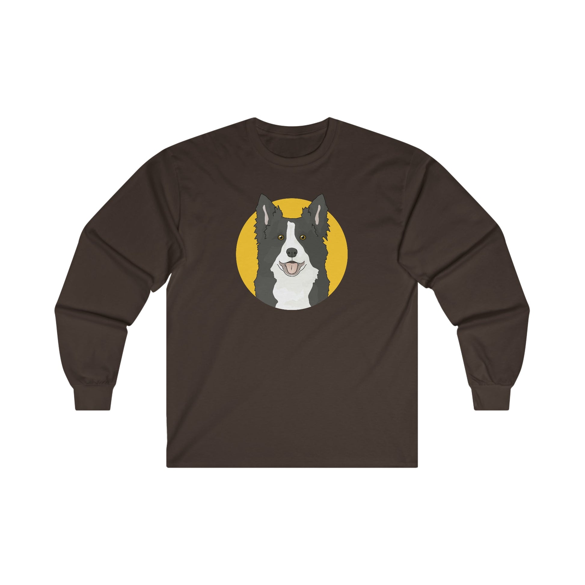 Border Collie | Long Sleeve Tee - Detezi Designs-32340921966856745326