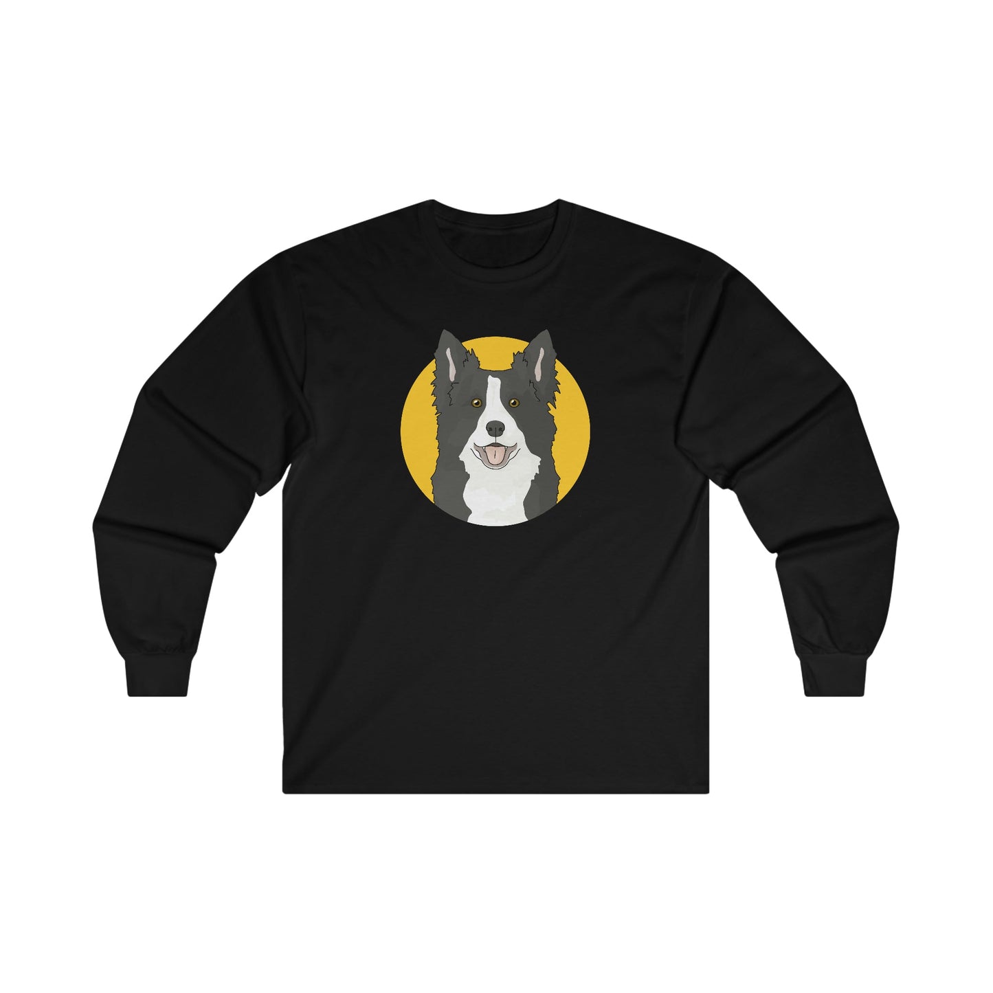 Border Collie | Long Sleeve Tee - Detezi Designs-67967762397090867327