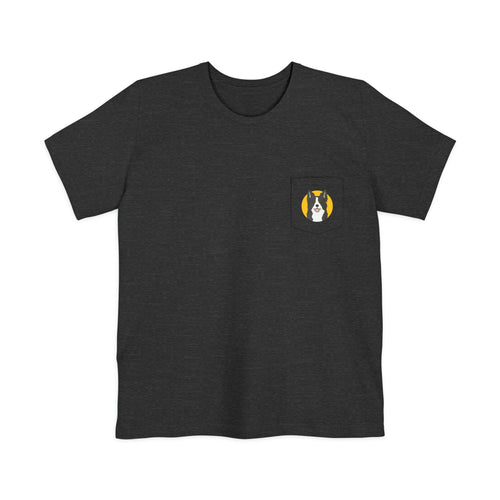 Border Collie | Pocket T-shirt - Detezi Designs-24202943704256449127