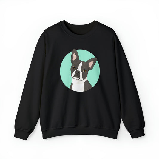 Boston Terrier | Crewneck Sweatshirt - Detezi Designs-12273336551782035805