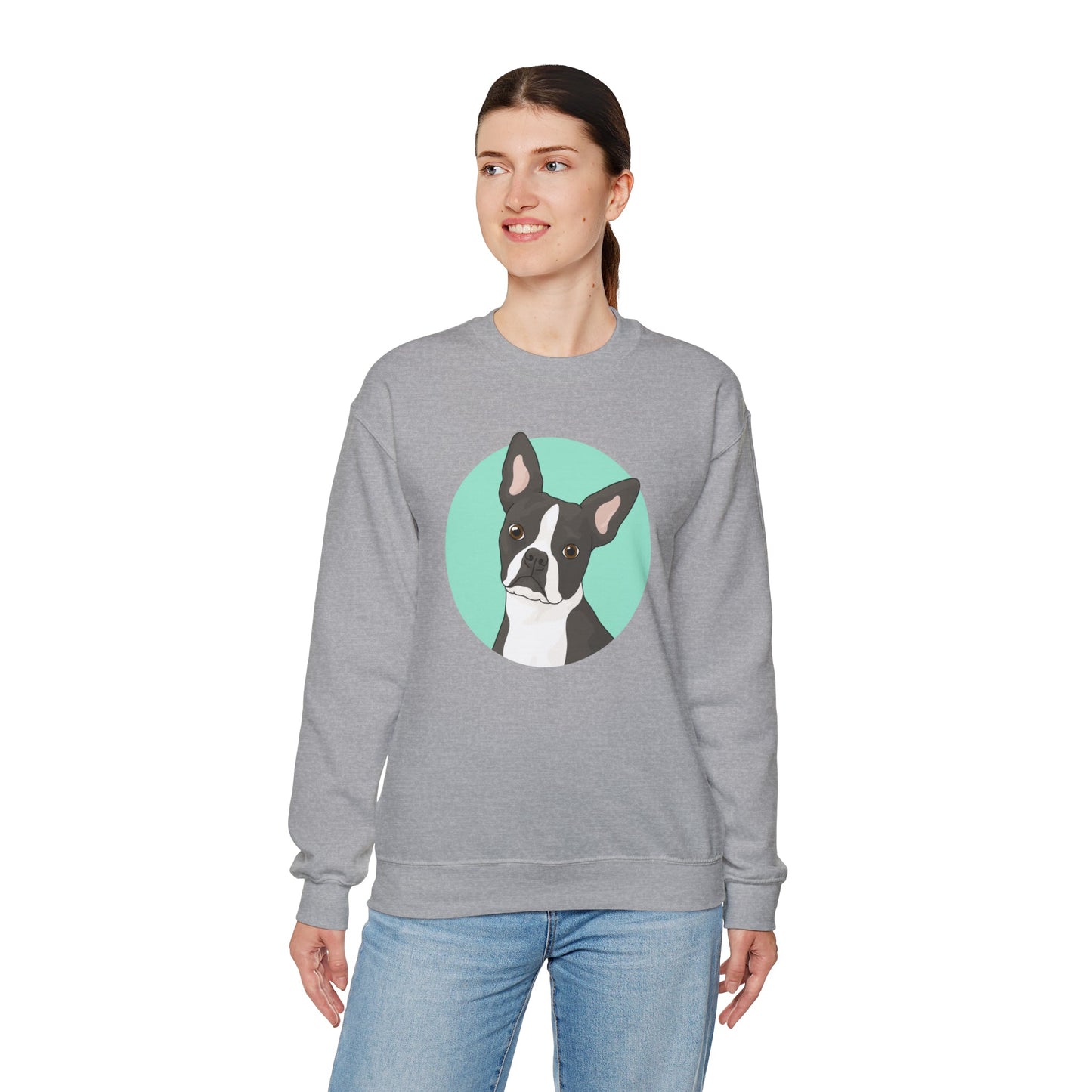 Boston Terrier | Crewneck Sweatshirt - Detezi Designs-20909134661747242092