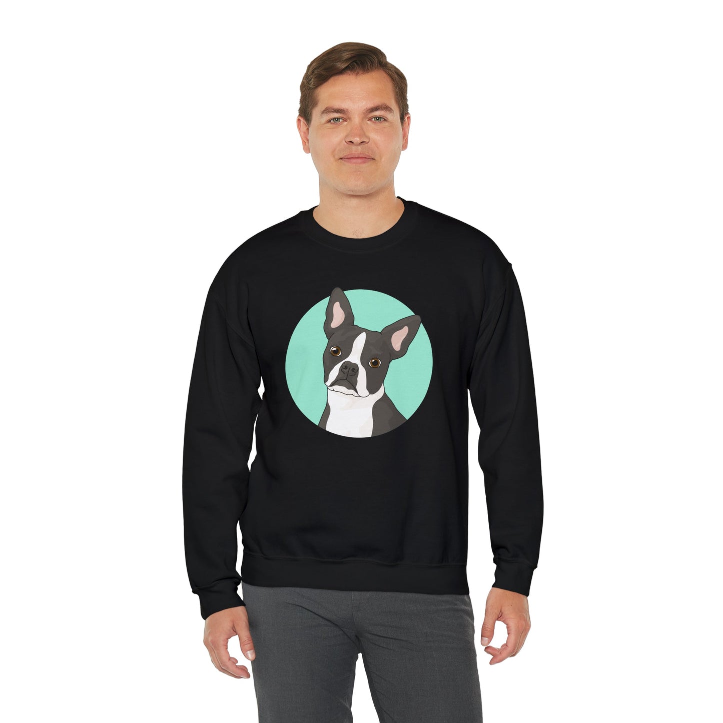 Boston Terrier | Crewneck Sweatshirt - Detezi Designs-20909134661747242092