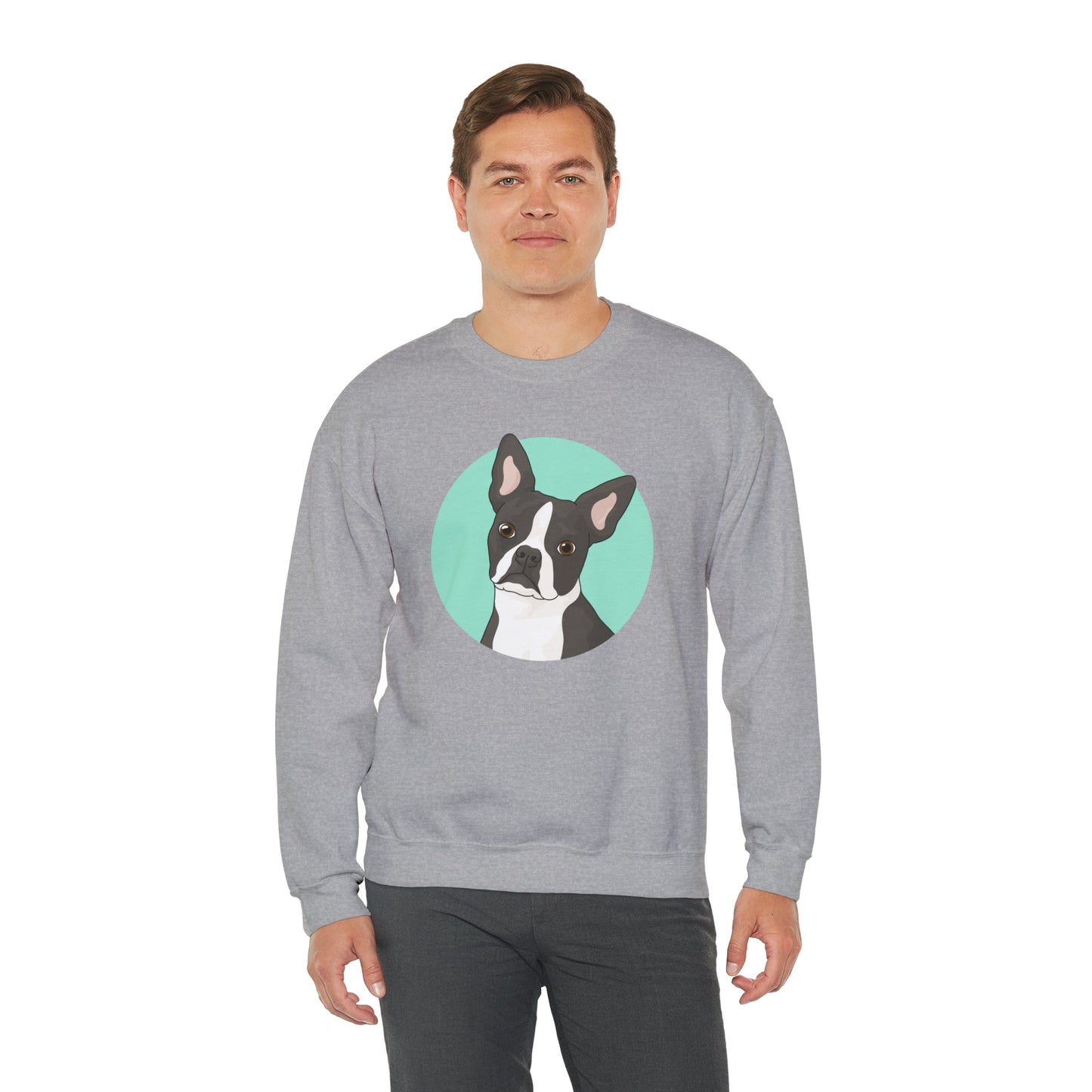 Boston Terrier | Crewneck Sweatshirt - Detezi Designs-20909134661747242092