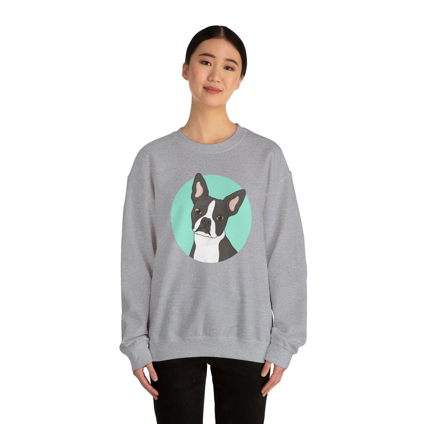 Boston Terrier | Crewneck Sweatshirt - Detezi Designs-20909134661747242092