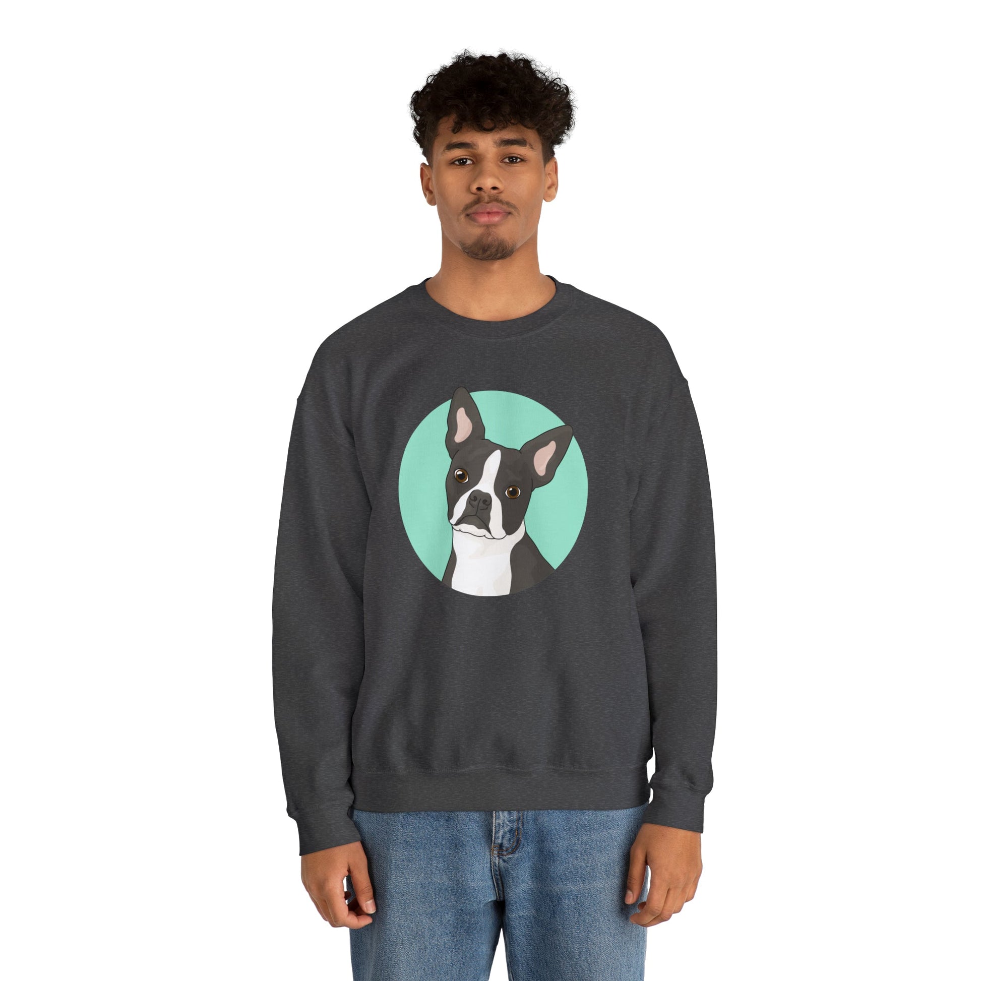 Boston Terrier | Crewneck Sweatshirt - Detezi Designs-20909134661747242092