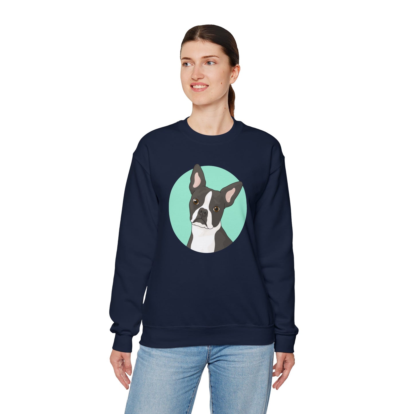 Boston Terrier | Crewneck Sweatshirt - Detezi Designs-20909134661747242092