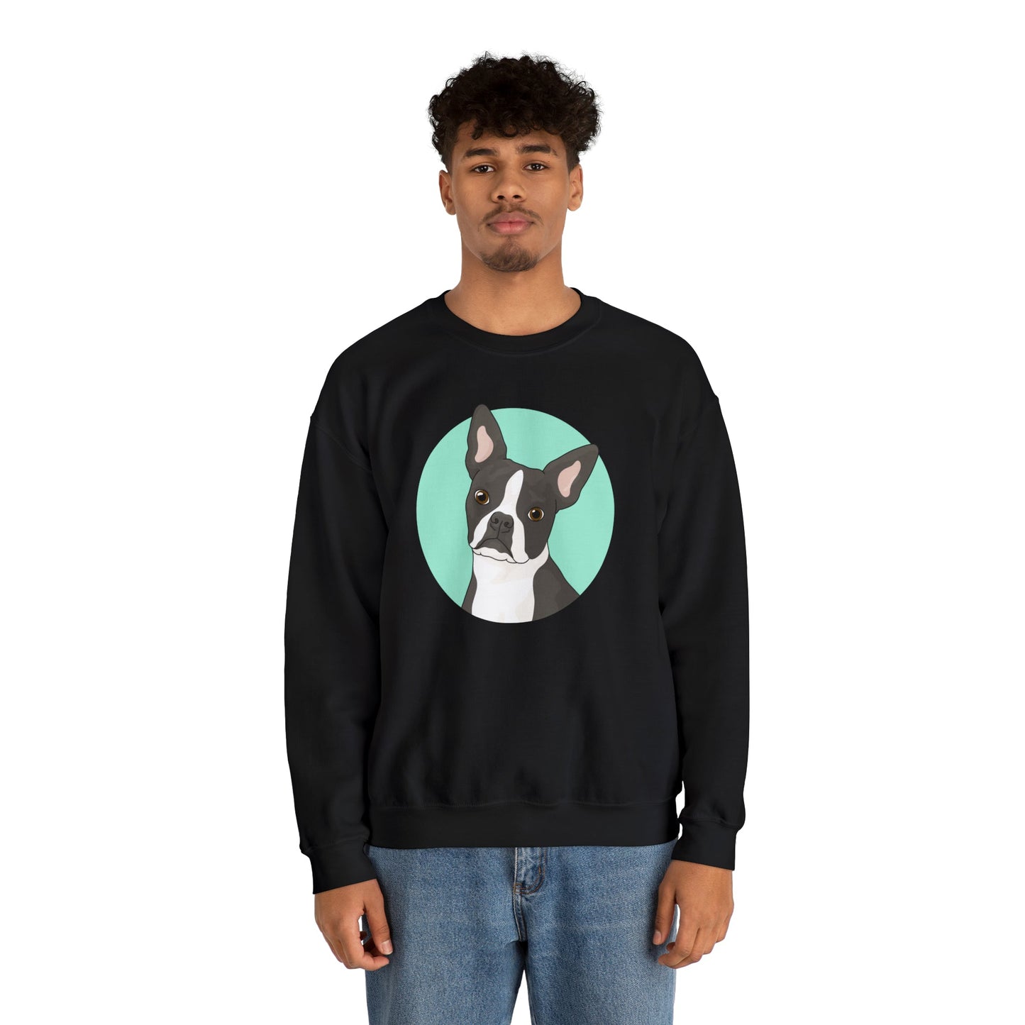 Boston Terrier | Crewneck Sweatshirt - Detezi Designs-20909134661747242092