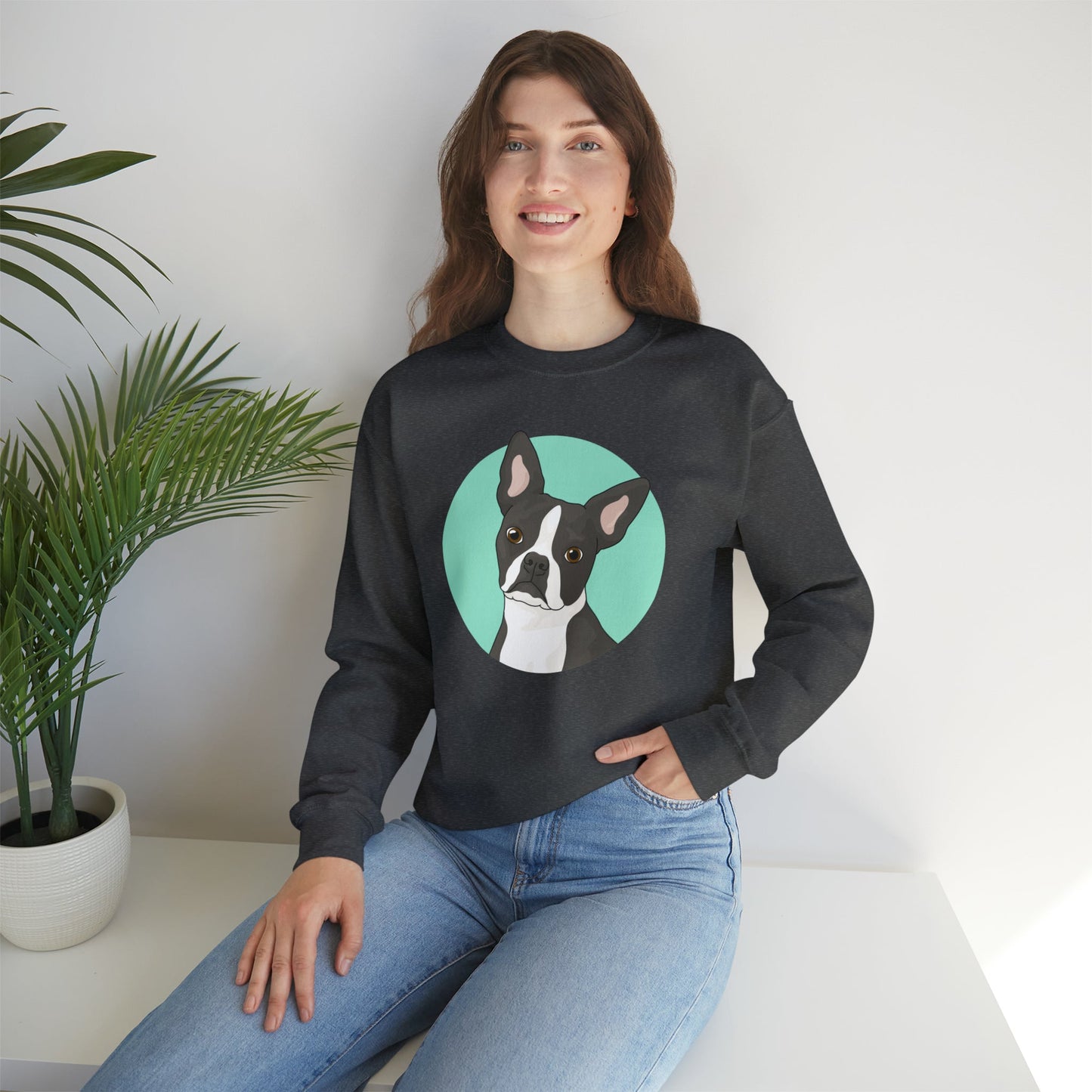 Boston Terrier | Crewneck Sweatshirt - Detezi Designs-20909134661747242092