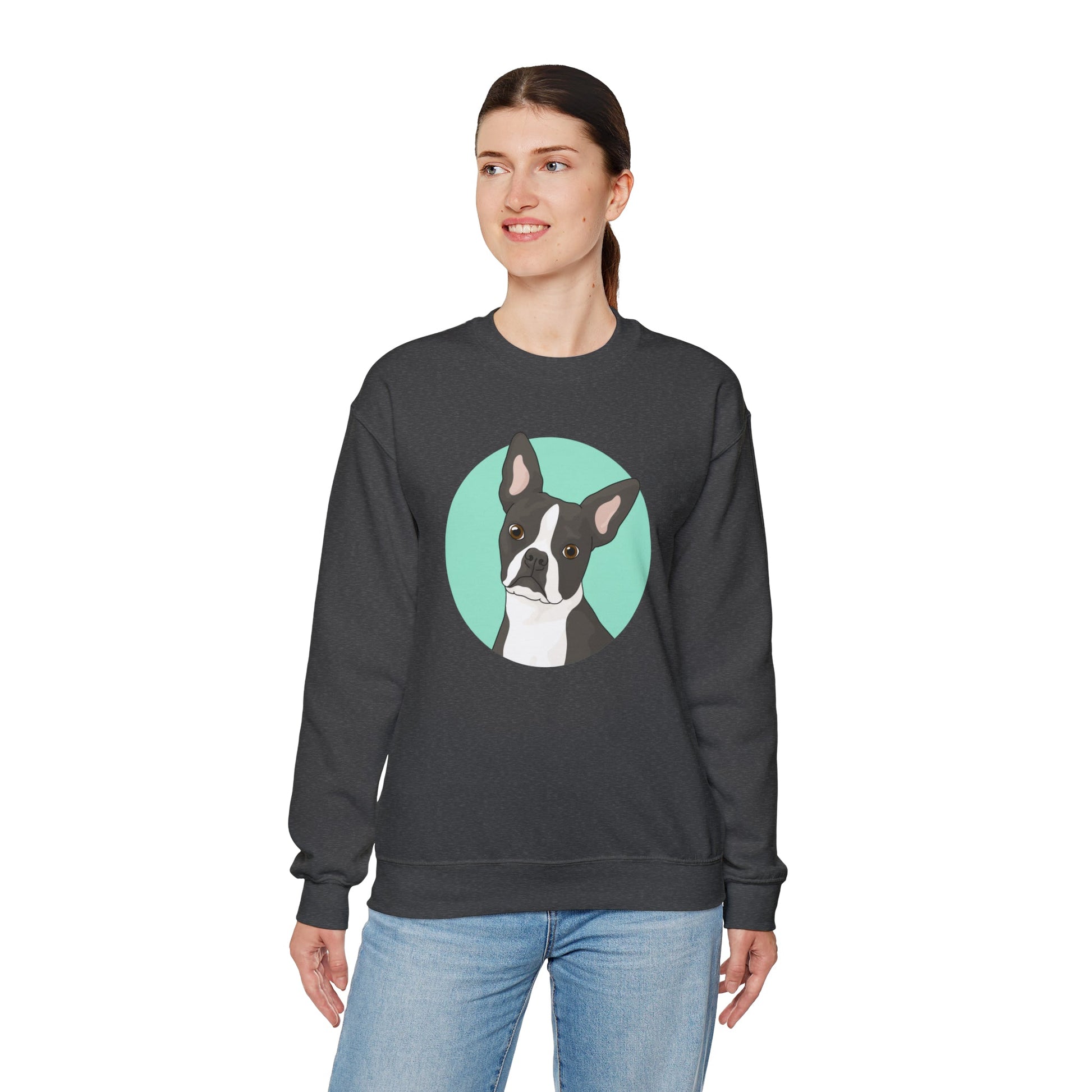 Boston Terrier | Crewneck Sweatshirt - Detezi Designs-20909134661747242092