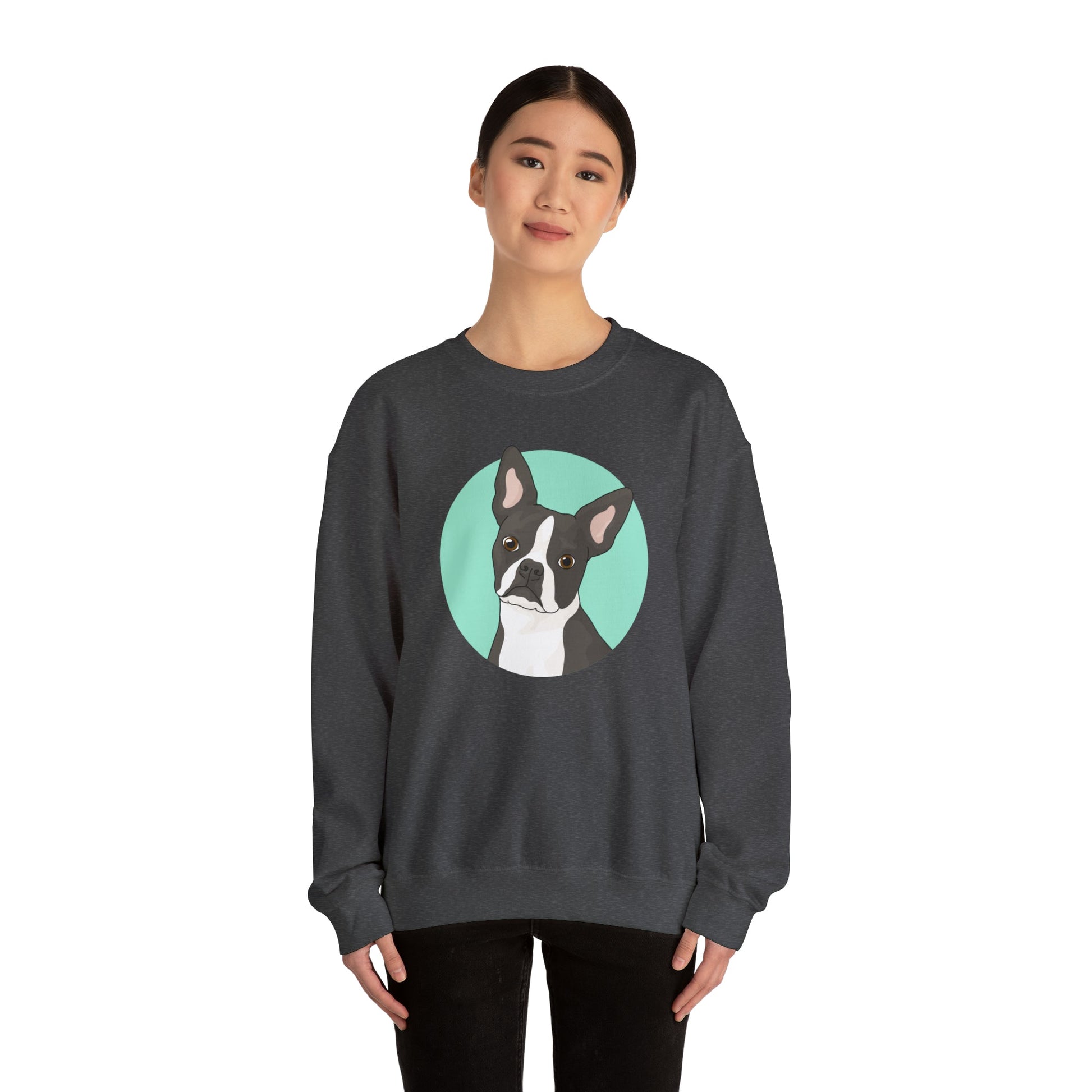 Boston Terrier | Crewneck Sweatshirt - Detezi Designs-20909134661747242092