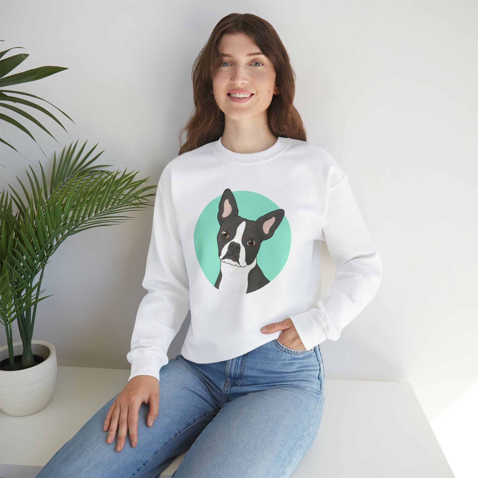 Boston Terrier | Crewneck Sweatshirt - Detezi Designs-20909134661747242092