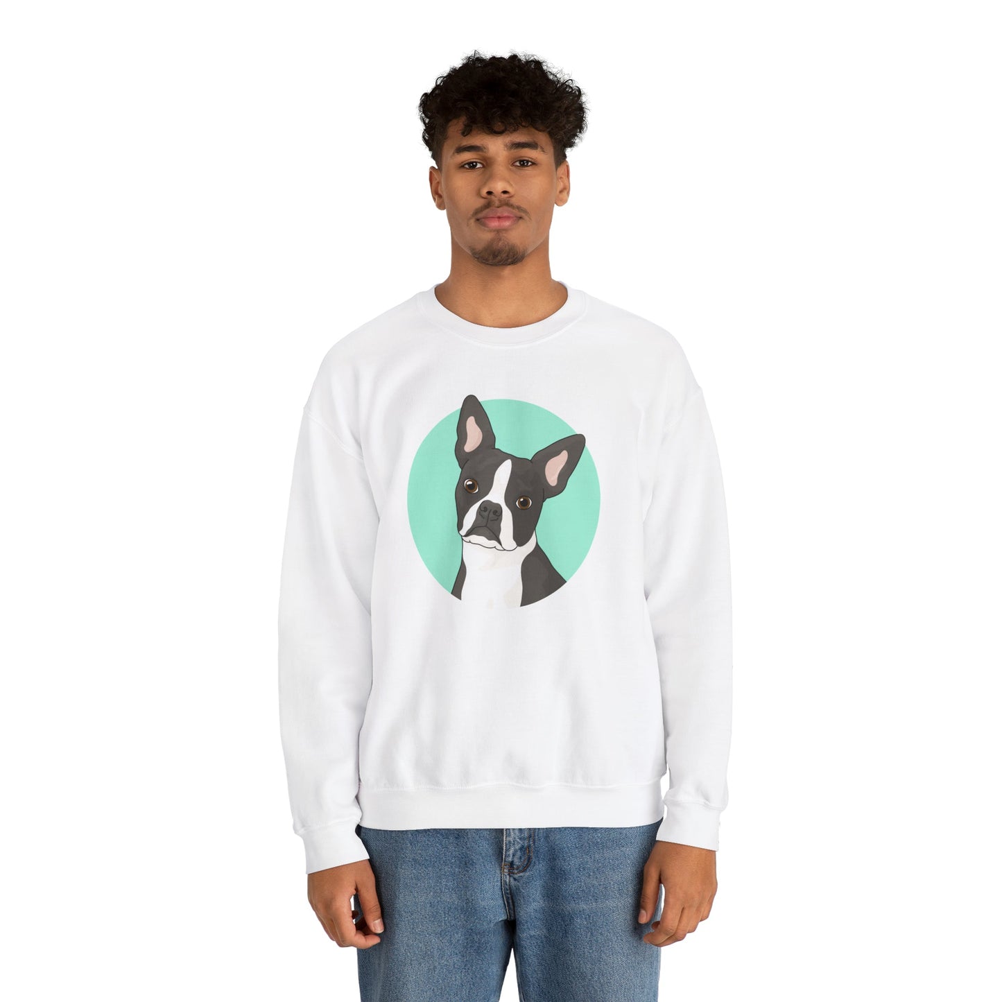 Boston Terrier | Crewneck Sweatshirt - Detezi Designs-20909134661747242092