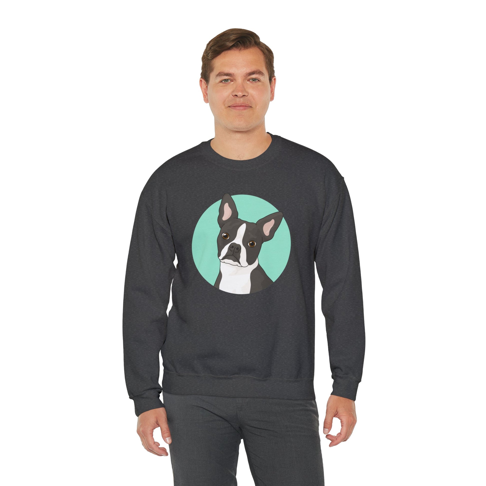 Boston Terrier | Crewneck Sweatshirt - Detezi Designs-20909134661747242092