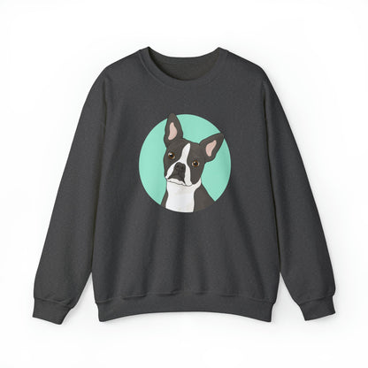 Boston Terrier | Crewneck Sweatshirt - Detezi Designs-24636807960061845705