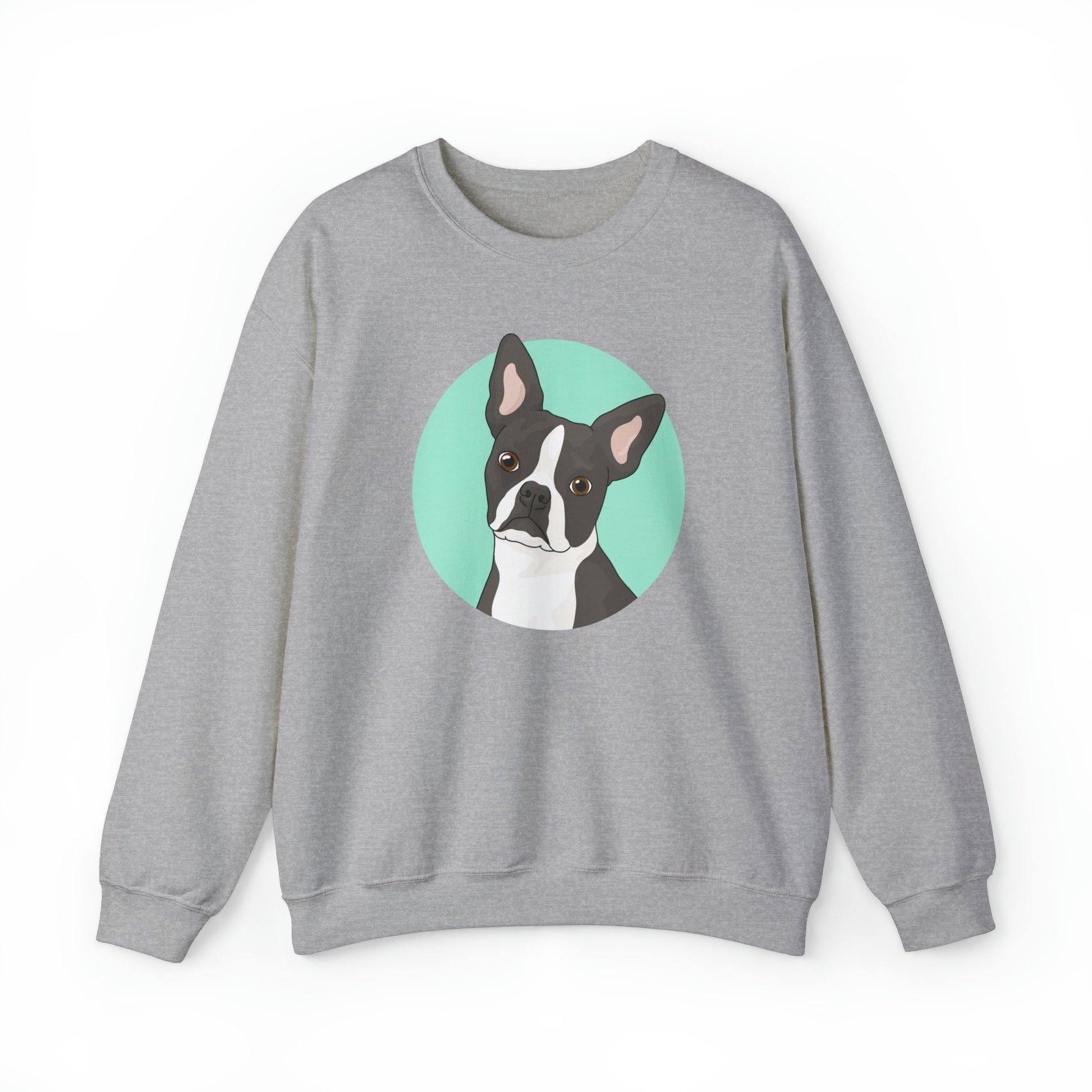 Boston Terrier | Crewneck Sweatshirt - Detezi Designs-25866380260904619571