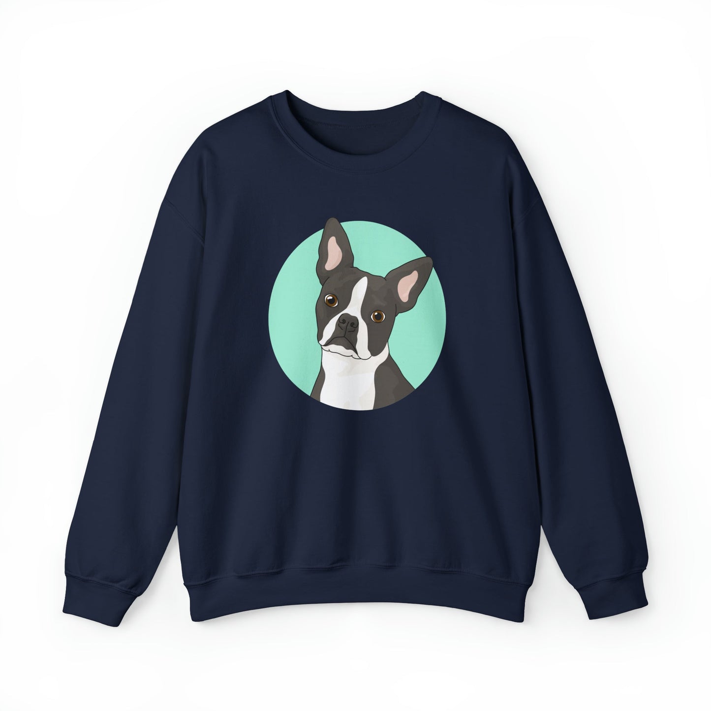 Boston Terrier | Crewneck Sweatshirt - Detezi Designs-71797192267778190537