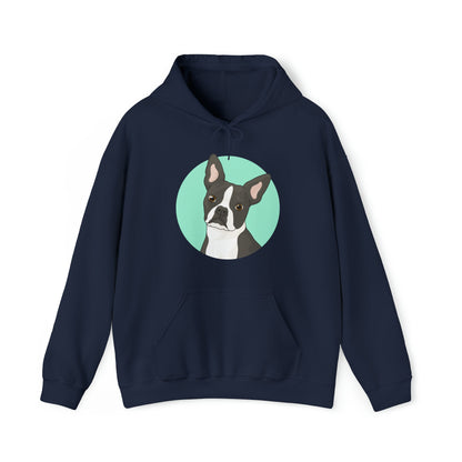 Boston Terrier | Hooded Sweatshirt - Detezi Designs-16744751056422269612