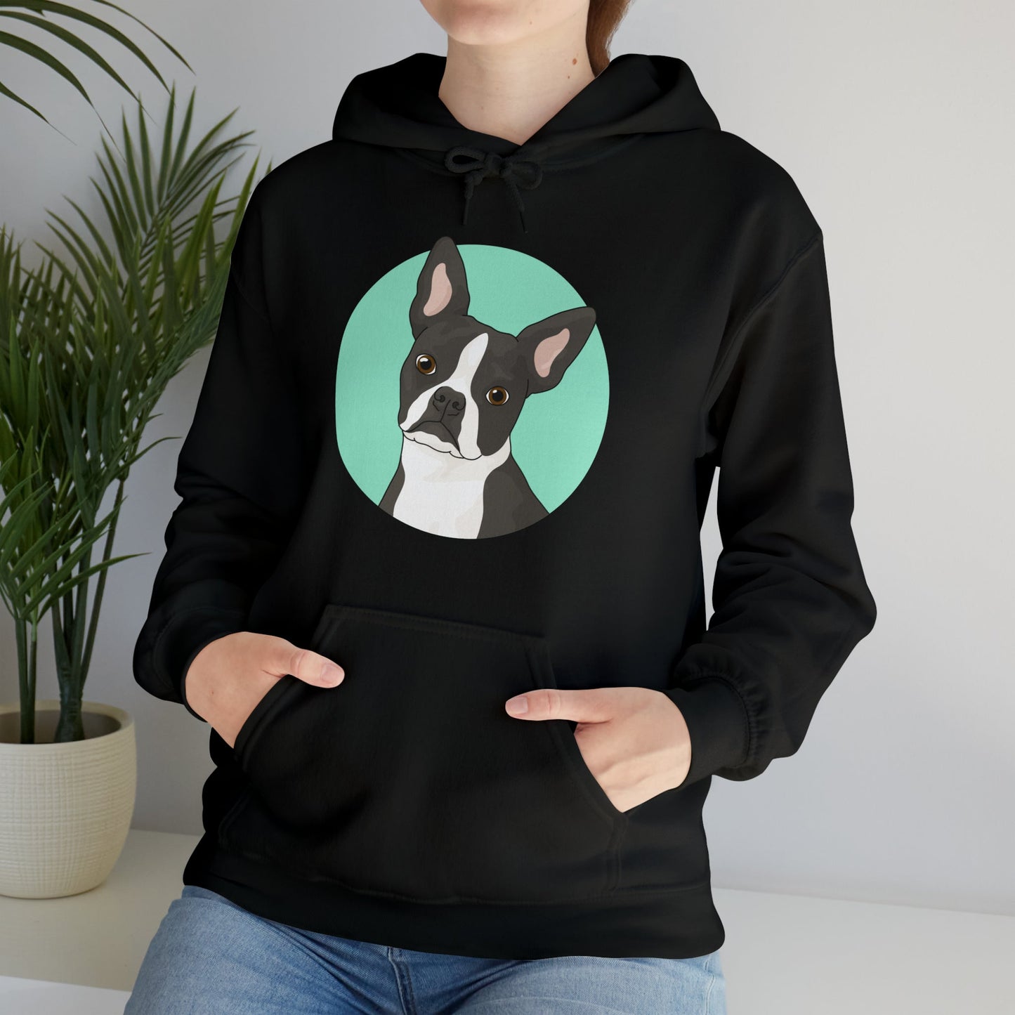 Boston Terrier | Hooded Sweatshirt - Detezi Designs-18939934363929724073