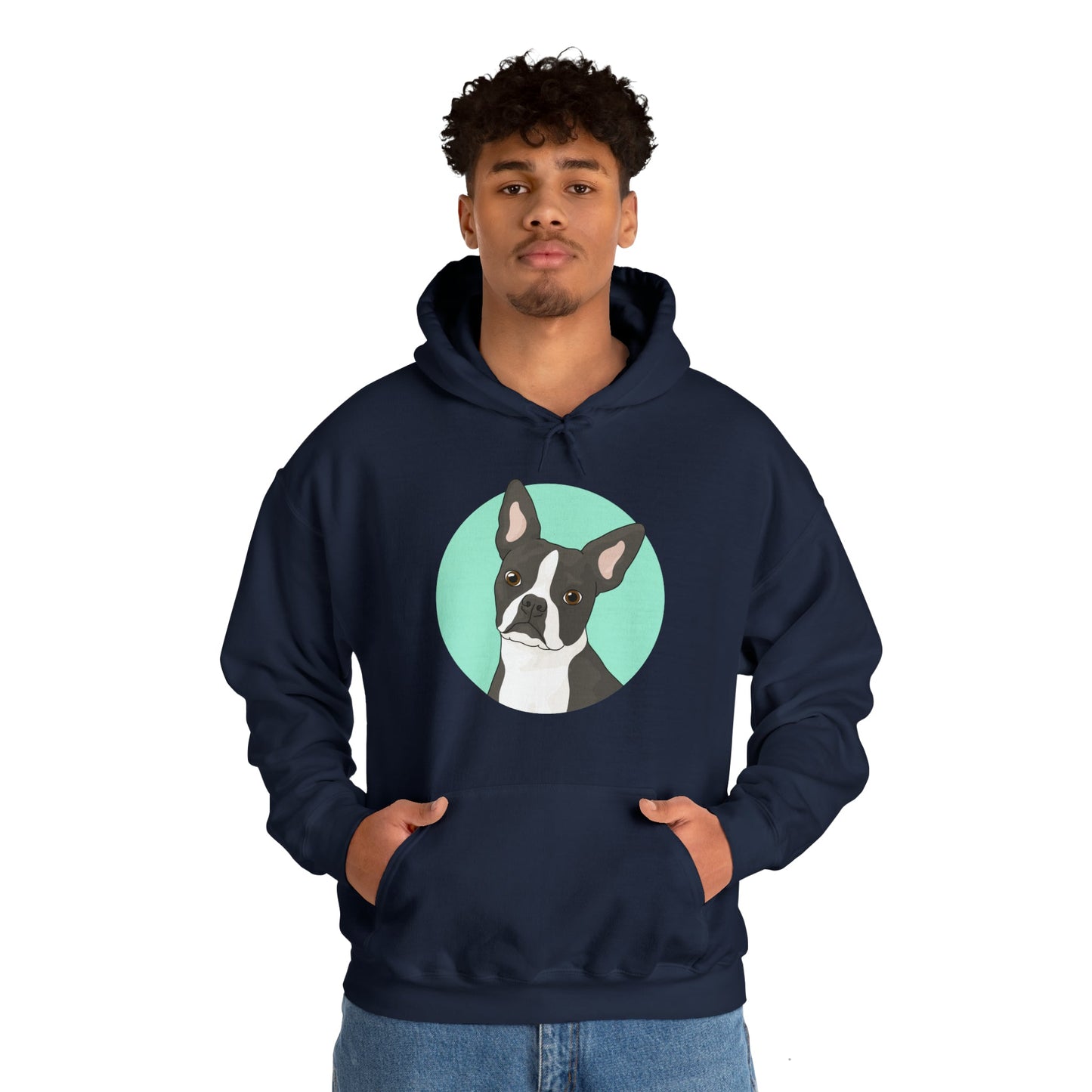 Boston Terrier | Hooded Sweatshirt - Detezi Designs-18939934363929724073