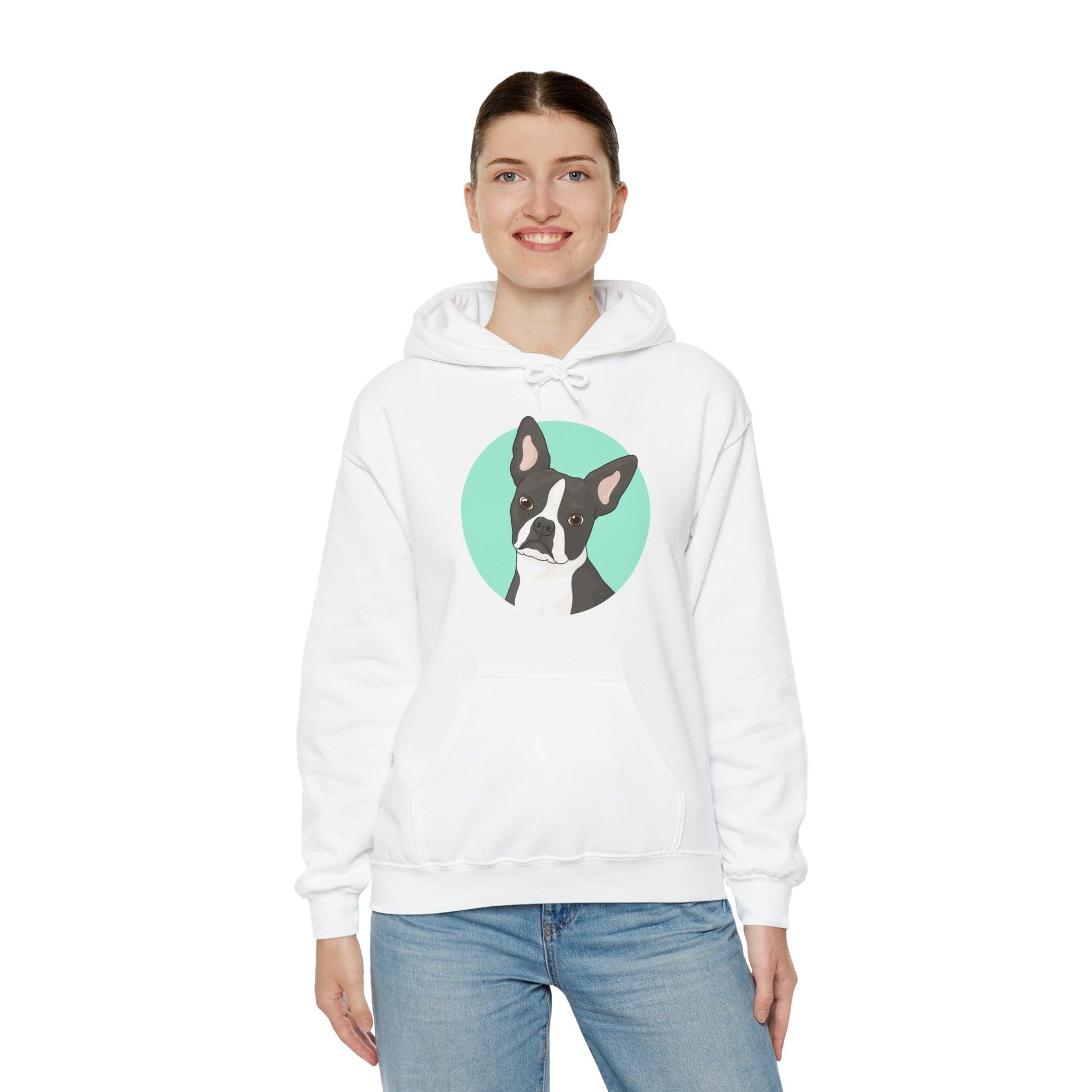 Boston Terrier | Hooded Sweatshirt - Detezi Designs-18939934363929724073