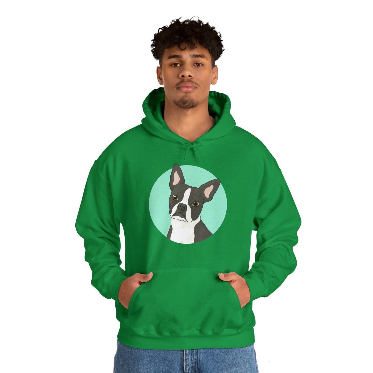 Boston Terrier | Hooded Sweatshirt - Detezi Designs-18939934363929724073