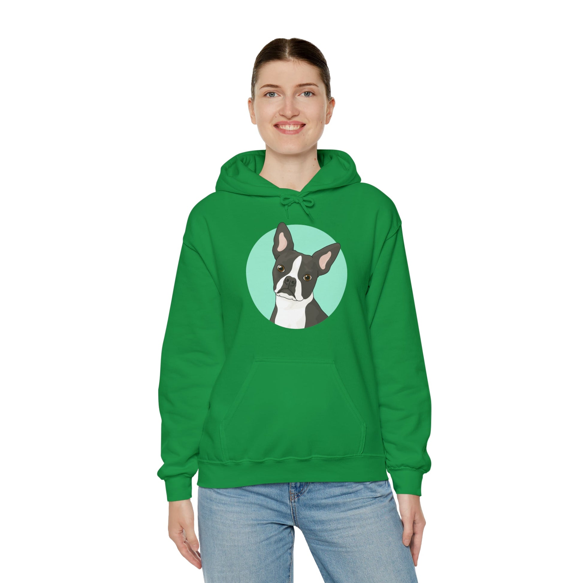 Boston Terrier | Hooded Sweatshirt - Detezi Designs-18939934363929724073