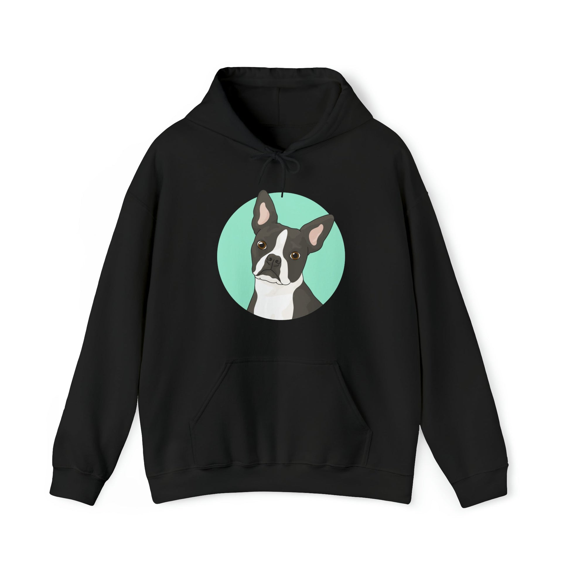 Boston Terrier | Hooded Sweatshirt - Detezi Designs-51464723863090090344