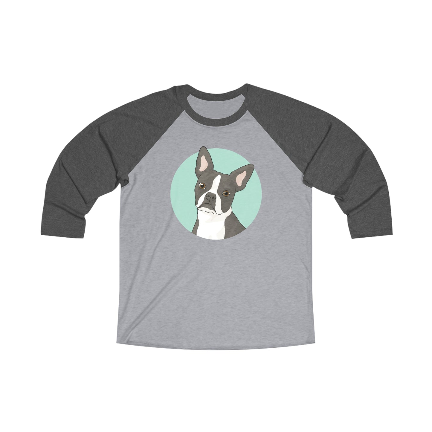 Boston Terrier | Unisex 3\4 Sleeve Tee - Detezi Designs-31611496977851793061